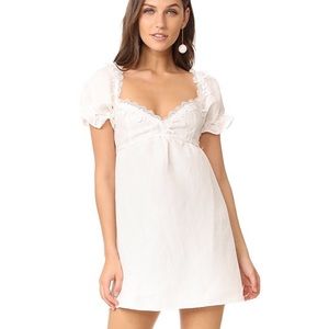 For Love & Lemons Crema babydoll dress